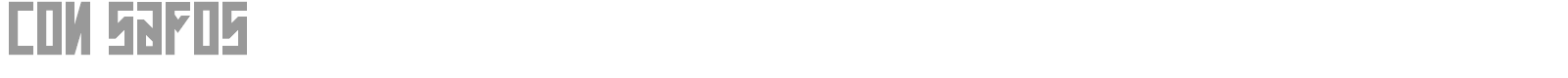 Con Safos font preview